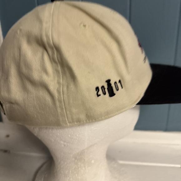 NJ NEW JERSEY DEVILS 2001 EASTERN CONFERENCE CHAMPIONS HAT CAP RARE VINTAGE NHL - Picture 4 of 7